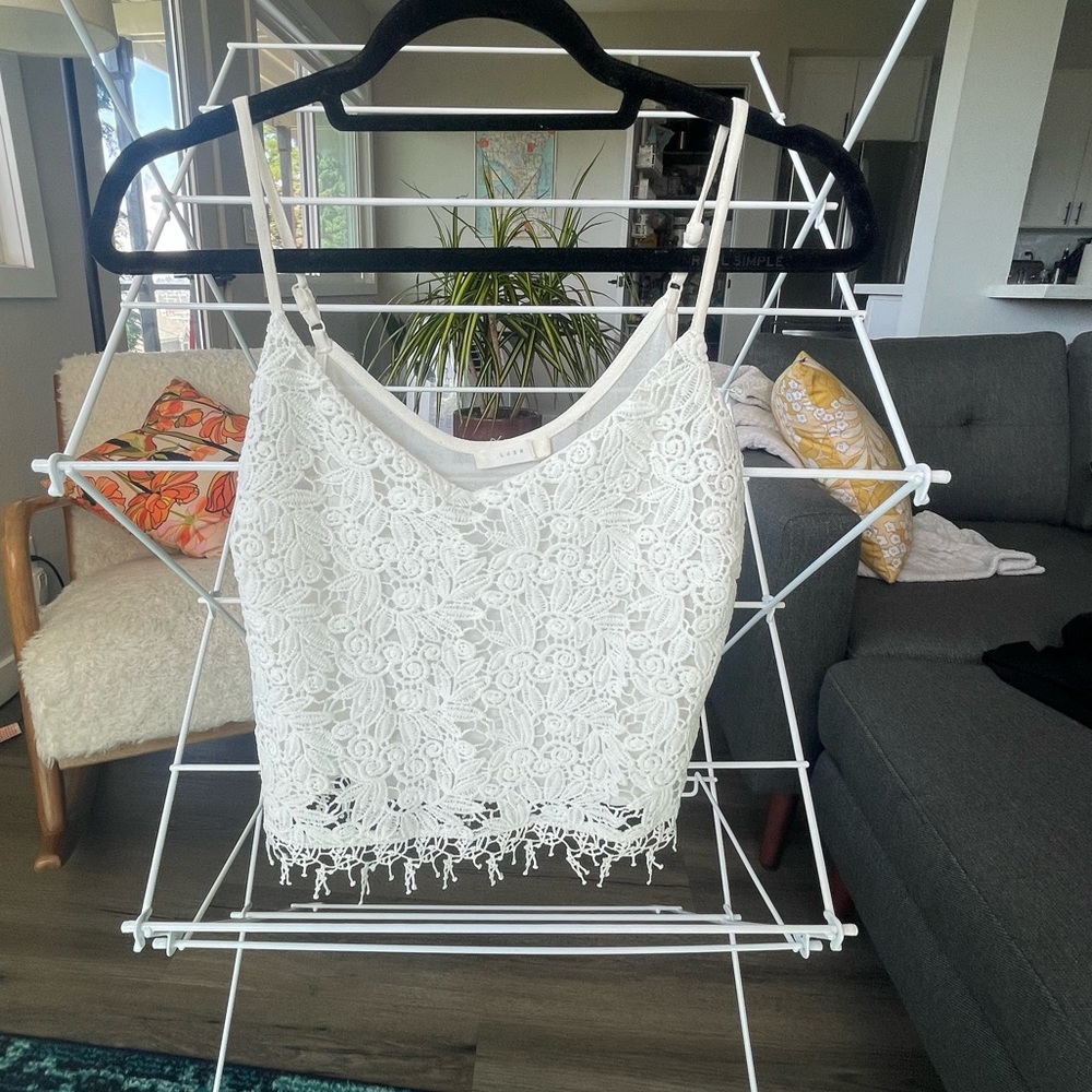 White tank top